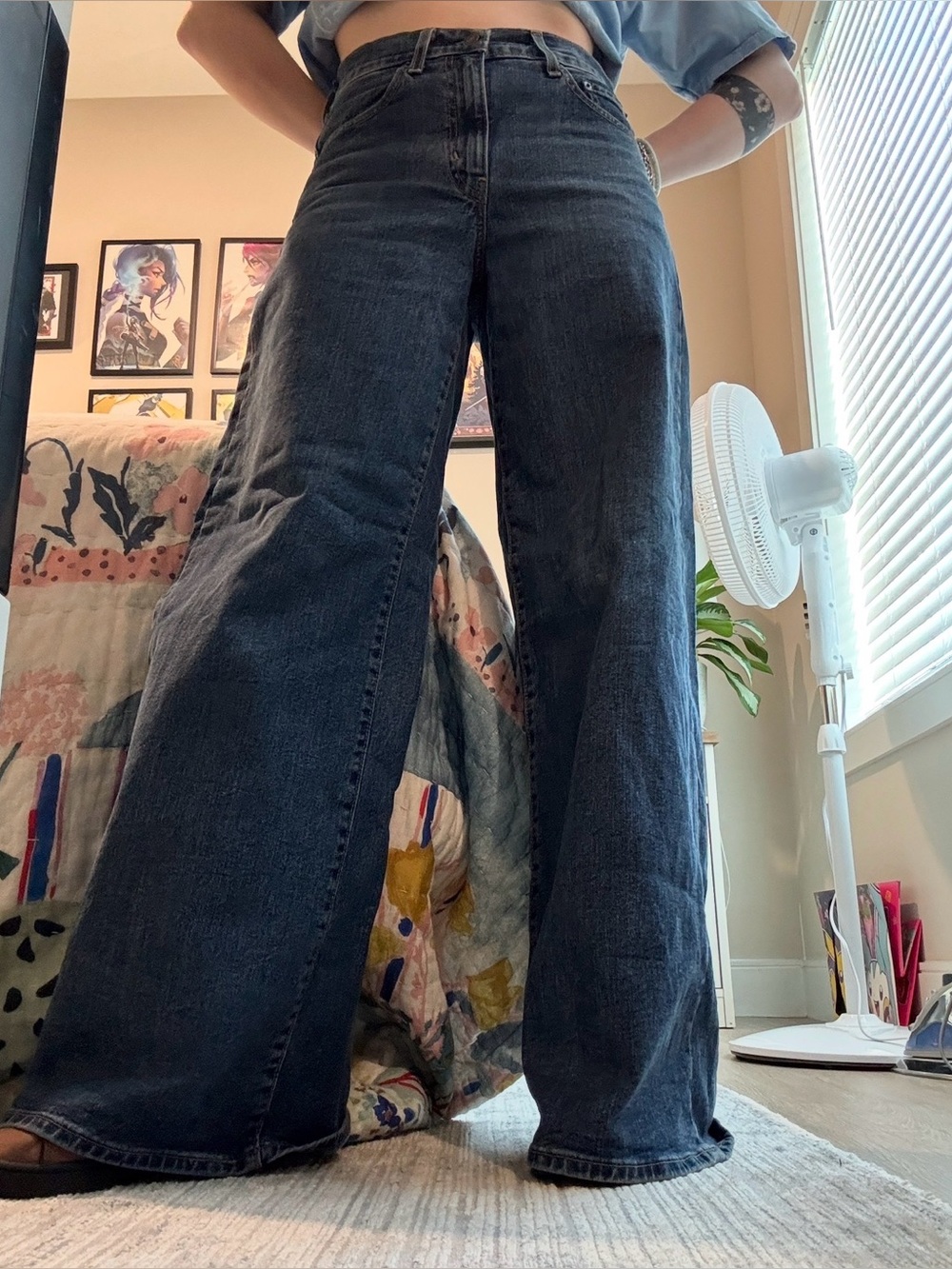 Levi’s 728 High-Rise Wide-Leg Women's Jeans